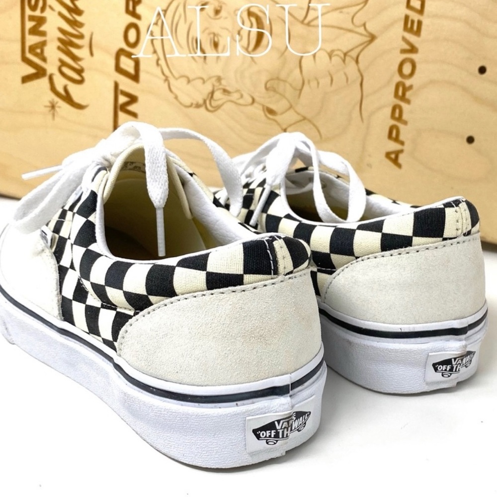 VANS Era Primary Checker Men’s Sneakers Suede - Picture 6 of 9